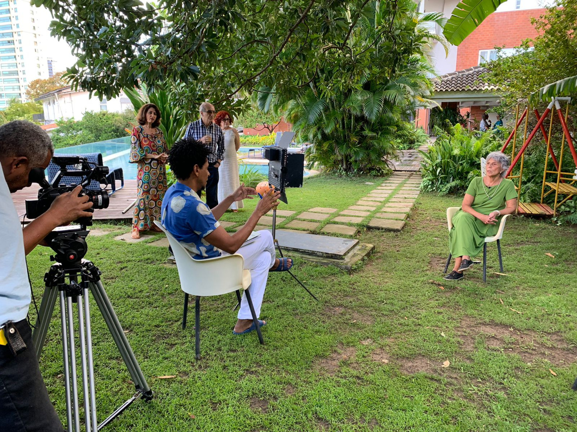 Gravação para o programa “Conexão Bahia”, da Rede Bahia - Salvador/BA - Julho/2023