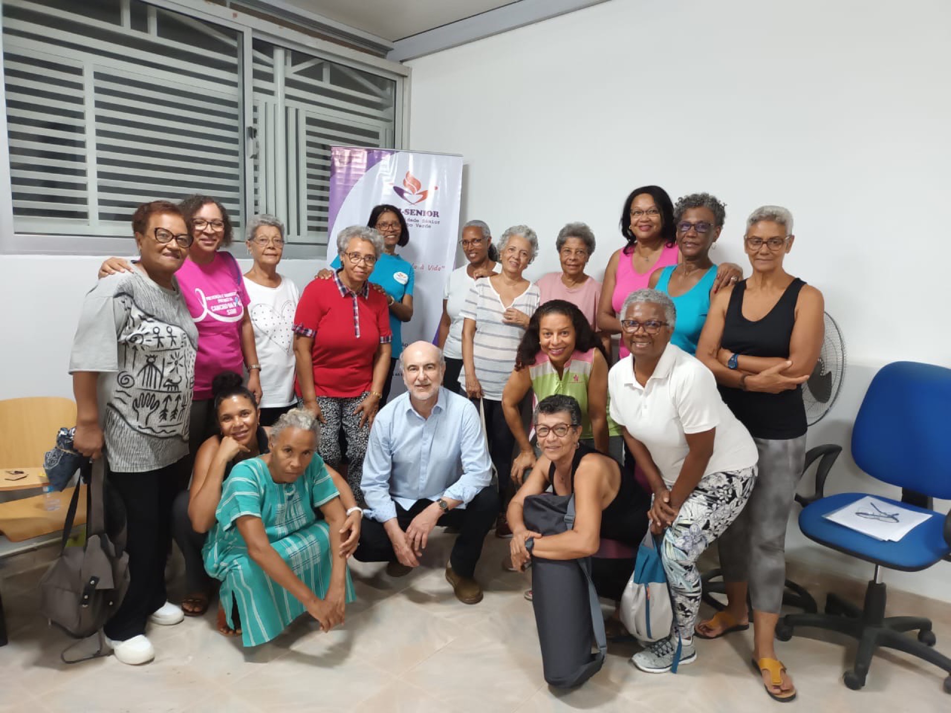 Lançamento e oficina sobre Healing e autocuidado, Universidade Sênior - Cidade da Praia/Ilha de Santiago - Novembro/2023